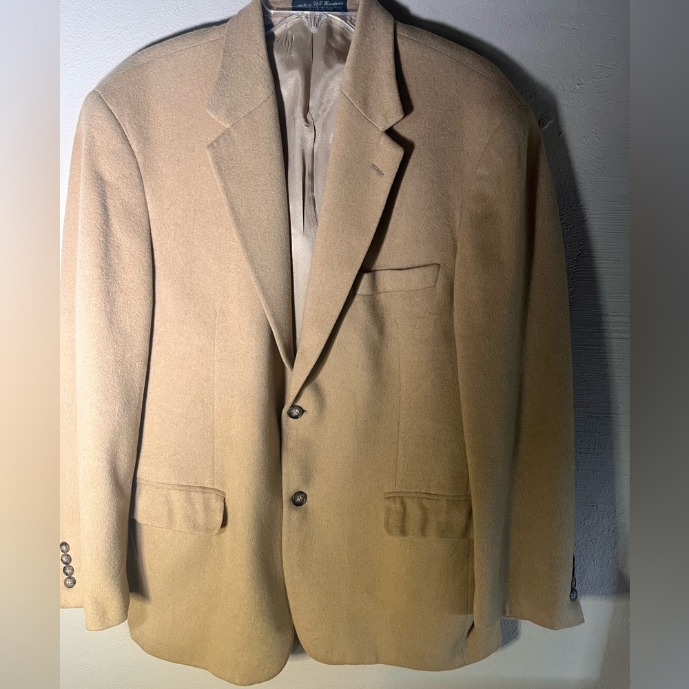 Camel Sport Coat Blazer 100% Camel Hair Fabric From Italy by Gianfranco Ruffino